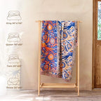 LUTBM Boho Throw Blanket for Couch 50"x60", Cotton Decorative Bed Throw - Image 6