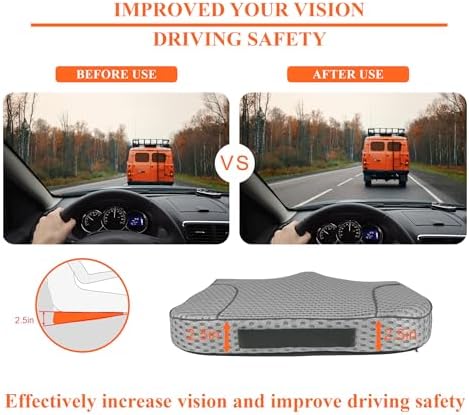 kingphenix Memory Foam Car Seat Cushion for Driving Comfort and Office Use - Image 6
