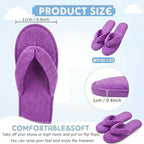 Unittype 10 Pairs Spa Slippers Flip Flops Thong Sandal Slippers - Image 3