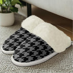 Cotton Slippers With Fluffy Edges House Slippers - Image 3