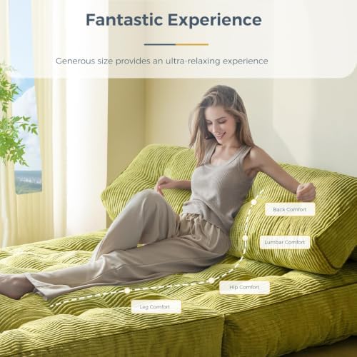 MAXYOYO Folding Sofa Bed, Convertible Chair Bed with Pillow - Image 6