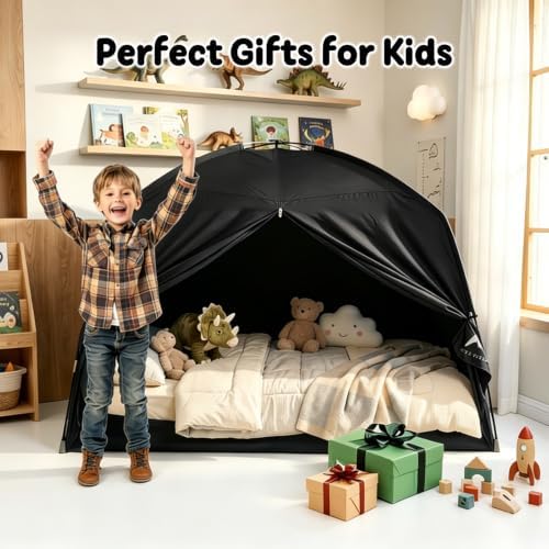 Full Bed Tent for Kids, Indoor Canopy Privacy Toddler Sleep Tent - Image 7