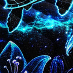 HOSIMA Neon Galaxy Sea Turtle Comforter Queen for Boys with 2 Pillowcases. - Image 5