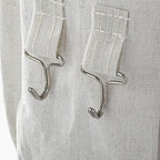 Bedside Hanging Bag,Bedside Organiser,Bedside Pocket, Bedside Hanging Storage Bag Caddy Pocket Nightstand Organizer Basket White for Bunk Bed Dorm Rooms - Image 3