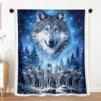 Sleepwish Throw Blanket, Blue Animal Reversible, Twin by Sleepwish