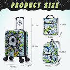 16’’ Kid’s Luggage Set with Spinner Wheels, Hardside with Suitcases,6 Piece - Image 2