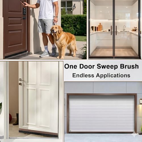 7-Pack Retsun Garage Door Brush Seal, 39.37" L x 2.5" W, Total 23 FT - Image 5