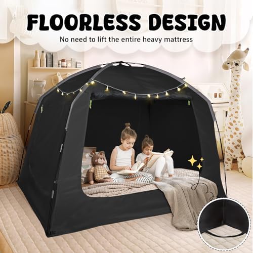 Bed Tent Twin Bed Canopy for Adult and Kids Indoor Blackout Sleep Tents - Image 6
