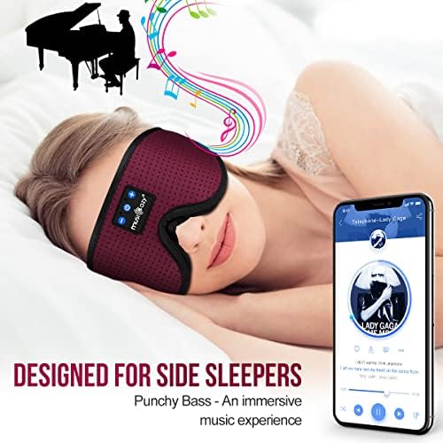MUSICOZY Bluetooth Sleep Mask Headphones and Travel Storage Case Bundle - Image 6