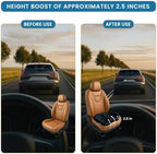 Car Seat Cushion for Driving, Coccyx Cushion for Car (Breathable 4D Cover) - Image 5