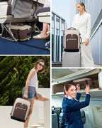 LOVEVOOK Large Travel Backpack for Women, TSA Carry on Backpack for Airplanes, 40L Personal Item Travel Bag for Women fits 17" Laptop,Waterproof Carry on Bag Airplane Approved with 3 Packing Cubes - Image 2