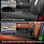 2Pack Lumbar Support Pillow & Seat Cushion for Car, Breathable Mesh, Wear-Resistant, Ergonomic Design, Back and Waist Support, Hip Cushioning, Comfortable for Long Time Driving and Sitting - Image 2