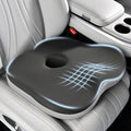 Coverado Seat Cushion for Sciatica Pain Relief, Ergonomic Memory Foam Wheelchair Cushions, Non-Slip Washable Car Seat Cushions for Driving Travel Truck Office Chair Car Driving Driver Gray&Black by COVERADOAUTO