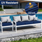 Smiry Waterproof Patio Cushion Covers, Stretch Outdoor Furniture Covers - Image 3