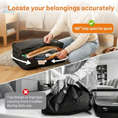 2-Pack Vacuum Compression Travel Bag with Pump - Image 4