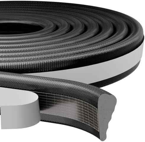 3Pcs x196”Wedge Weather Stripping Door Seal Strip for Door Frame,Black by KAYLEINSTER