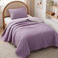 Exclusivo Mezcla Reversible Twin Quilt Bedding Set, Dusty Lavender by ExclusivoMezcla