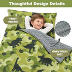 Nap Mats for Daycare, Toddler Sleeping Bag for Kids - Image 5