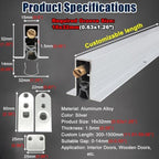 Automatic Drop Down Door Sweep Seal, Concealed Recessed Design, Energy Efficient Draft Stopper, Noise Reduction, Easy Install, Home & Office Weather Stripping - Image 6