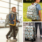 16’’ Kid’s Luggage Set with Spinner Wheels, Hardside with Suitcases,6 Piece - Image 7