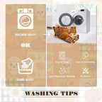 BlessLiving Fall King Size Quilt Set: Soft Microfiber Lightweight Skeleton Pumpkin Grid Pattern Quilt Set 3 Piece Autumn Bedspread Coverlet for Halloween Bedroom Living Room Decor - Image 7