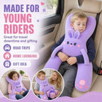 Kids Car Travel Pillow 22 Inch H Shaped Support Cushion for Road Trips - Image 7