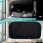 NKM Twin Bed Canopy Indoor Tent for Adults,Blackout Bed Tent,Portable Black Folding Sleep Tent - Image 4