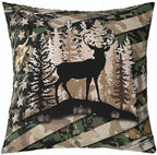 Feelyou Bear Rustic Throw Pillow Covers Soft 18" x 18" - Image 3