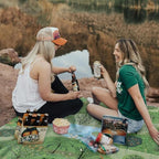 Picnic Blankets Extra Large Waterproof, 80"x 80" Forest Beach Mat with Corner Pockets Windproof Sandproof Foldable Portable 3-Layer Mat Darker for Wet Grass,Parks,Music Festival,Camping,Concerts - Image 2