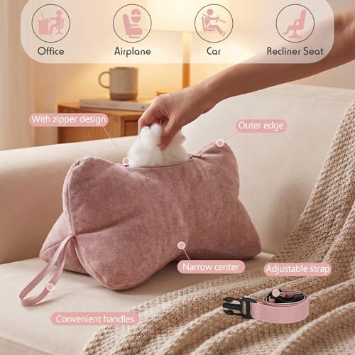 AceOrbit Dog Bone Shaped Travel Neck Pillow Travel with Removable Cover - Image 4