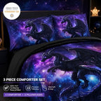 CCoutueChen Kids Comforter Set King - Boys Teens Dragon Bedding - Image 7