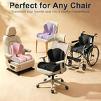 X Large Seat Cushion Office Chair and Car with Lumbar Support Pillow - Image 3
