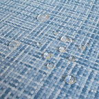 Kevin Textile Outdoor Waterproof 26"x26" Pillow Covers 2 Pack, Light Blue - Image 2