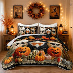 HOSIMA Kids Cat Quilt Queen Size,Halloween Bedspread with 2 Pillowcases. by HOSIMA