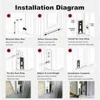 Automatic Door Bottom Seal, Recessed Drop Down Door Sweep Aluminum - Image 7