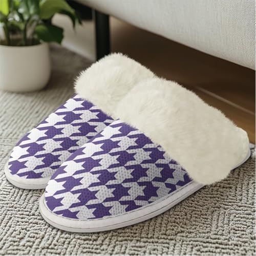 Cotton Slippers With Fluffy Edges House Slippers - Image 4