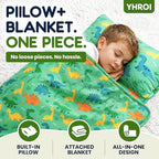 Toddler Nap Mat with Pillow and Blanket for Daycare, Preschool and School, Kids Sleeping Mat for Toddlers, Roll-Up Rest Mat, Soft, Lightweight, Washable, Ages 3-6 - Image 2