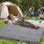 PHF Toddler Nap Mat with Removable Pillow and Minky Blanket, Rollup Design Kids Sleeping Mat, Slumber Bags for Boys, 55"x23" Toddler Sleeping Bag for Daycare Preschool Travel Camping, Truck and Digger - Image 6