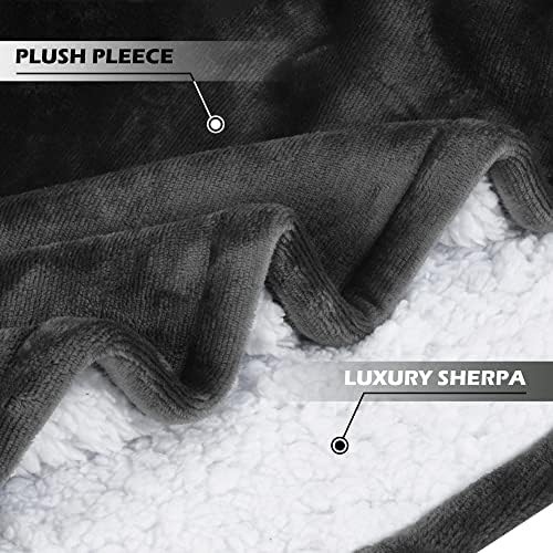 Catalonia Zip Up Wearable Blanket Hoodie, Oversized Sherpa Sweatshirt - Image 5