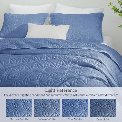Whale Flotilla Soft Twin Quilt Bedding Set 2-Pieces Lightweight Bedspread - Image 4