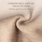 Baby Blanket Merino 100% Wool Baby Receiving Blanket Ultra-Soft & Temperature-Regulating Infant Blanket [28"x34"], Luxury Gift Box for Newborns, Sleeping, Stroller & Nursery (Brown, [28"x34"]) - Image 3