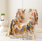 LUTBM Throw Blanket for Bed, 100% Cotton Boho Lightweight Quilt, Room Decor - Image 5