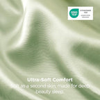 Bedsure Satin Pillowcases, Similar to Silk Pillow Cases Queen Size Set of 6, Pillow Case for Sleeping Women with Envelope Closure, Gifts for Women Men, Sage Green, 20x30 Inches, 6pcs - Image 5