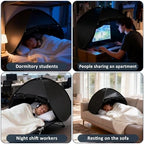 Blackout Bed Tent for Adults - Light-Blocking Privacy Shade for Sleep - Image 6
