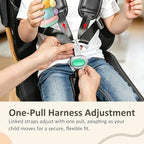 Toddler Booster Seat for Dining Table,Kitchen Chair Booster Cushion | Non-Slip Booster Seat with 5 Piont Harness, PU Waterproof Wipe-Clean Cover, Travel Baby Booster Increasing Cushion - Image 4