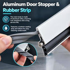 Door Weather Stripping Adhesive Draft Stopper Seal Strip for Doors - Image 4