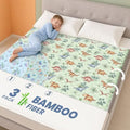 Potty Training Pee Pads for Kids & Toddlers Viscose from Bamboo 3 Pack,100% Waterproof Absorbent Non-Slip Bed Wetting Pad for Full Size Beds,Reusable Washable Sheet & Mattress Protector, 36x54 by ENIFINE