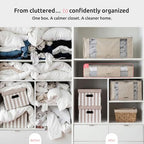 Compactor Large Vacuum Storage Bag & Semi-Rigid Box, Closet Organizer, 145L - Image 3
