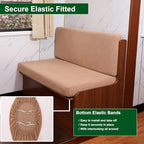 CRFATOP RV Dinette Cushion Covers Soft 4pc Camper Booth Seat Slipcover,20 - Image 4