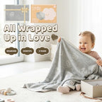 100% Cotton Baby Blanket Ultra Cozy Soft Newborn Swaddle for Boys and Girls - Image 5